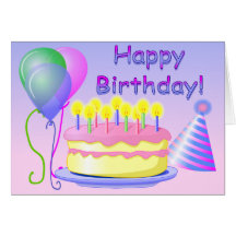 Happy Birthday Card Template