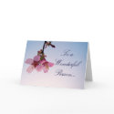 Happy Birthday Cherry Blossom Greeting Card