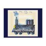 Happy Birthday Choo Choo Postcard