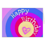 Happy Birthday Circles Card