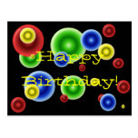Happy Birthday Circles Post Cards