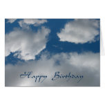 happy birthday clouds cards