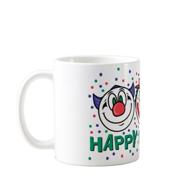 Happy Birthday Clowns Coffee Mugs by cuteforkids