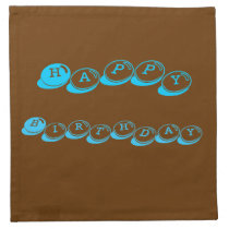 happy birthday cocktail napkins