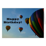 Happy Birthday Colorful Balloons Card