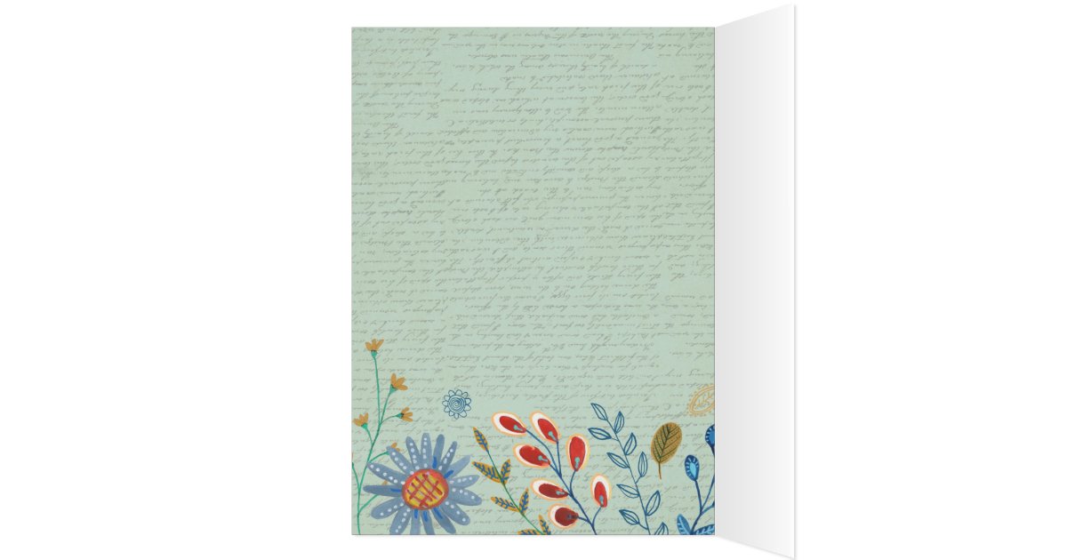 Happy Birthday Country Flowers | Greeting Card | Zazzle