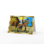 Happy Birthday Cowboy card for Children