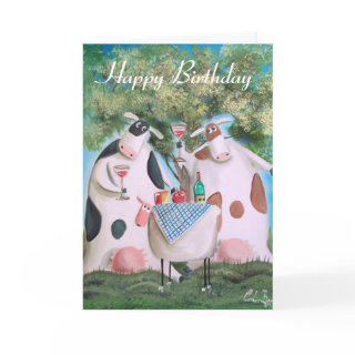 Happy Birthday cows Cards