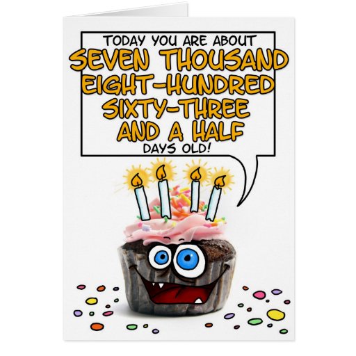 happy-birthday-cupcake-21-years-old-greeting-card-zazzle