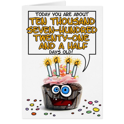 happy-birthday-cupcake-29-years-old-card-zazzle