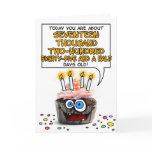Happy Birthday Cupcake - 47 years old Greeting Cards