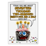 Happy Birthday Cupcake - 47 years old Greeting Cards