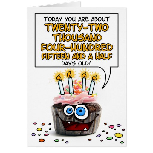 happy-birthday-cupcake-61-years-old-card-zazzle