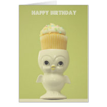 Happy Birthday Cupcake Owl cards
