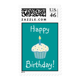 Happy Birthday! Cupcake stamp