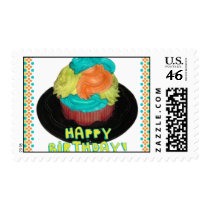 happy birthday cupcake stamp by SUNZUP4U happy birthday cupcake stamp