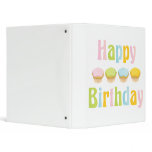 Happy Birthday Cupcakes Binder