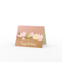 Happy Birthday Cupcakes cards