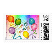 Happy Birthday - Customized Postage Stamp