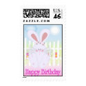 Happy Birthday Cute as a Bun Postage postage by ingewillsen Happy Birthday Cute as a Bun Postage postage