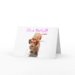 Happy Birthday Dachshund greeting card