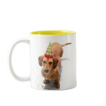 Happy Birthday Dachshund Large Mug