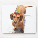 Happy Birthday Dachshund Mousepad