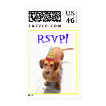 Happy Birthday Dachshund postage by ritmoboxer Happy Birthday Dachshund postage