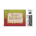 HAPPY Birthday Design postage stamp