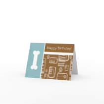 Happy Birthday Dog Card by PoshPetPrints Happy Birthday Dog Card