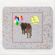 Happy Birthday - Dogs singing mousepad