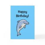 Happy birthday! (dolphin) cards