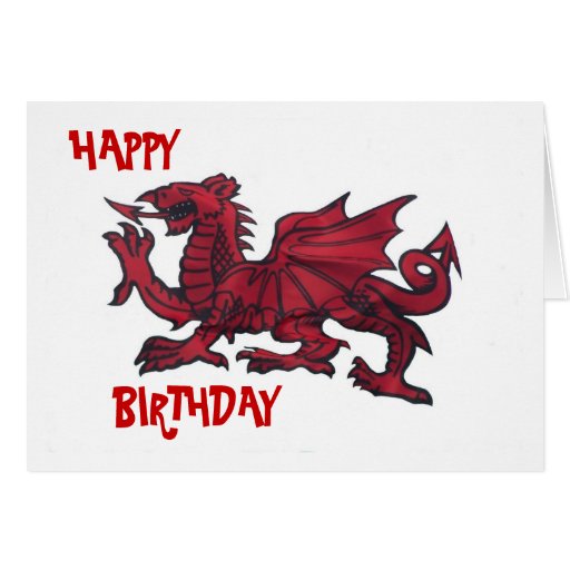 HAPPY BIRTHDAY DRAGON CARD | Zazzle