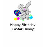 Happy Birthday Easter Bunny t-shirts
