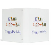 Happy Birthday Egyptian Hieroglyphics Binders