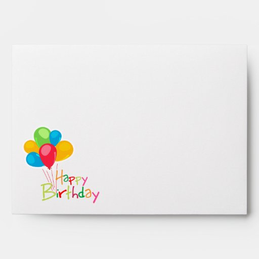 Printable Happy Birthday Envelope - Printable Word Searches