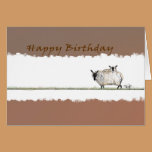 Happy Birthday Ewe card cards