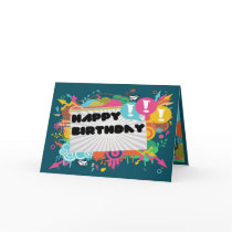 Happy Birthday Explosion Cards