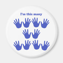 Happy Birthday FIFTY! Fridge Magnet