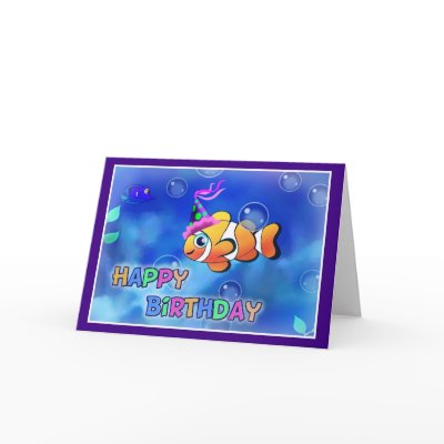 http://rlv.zcache.com/happy_birthday_fish_style_013_card-p137675710393372535b21fb_400.jpg