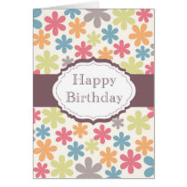 Happy Birthday (flowers) cards