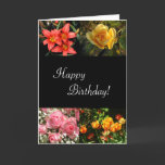 Happy Birthday Flowers | Vertical cards