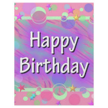 Happy Birthday flyers by JustParties Happy Birthday flyers