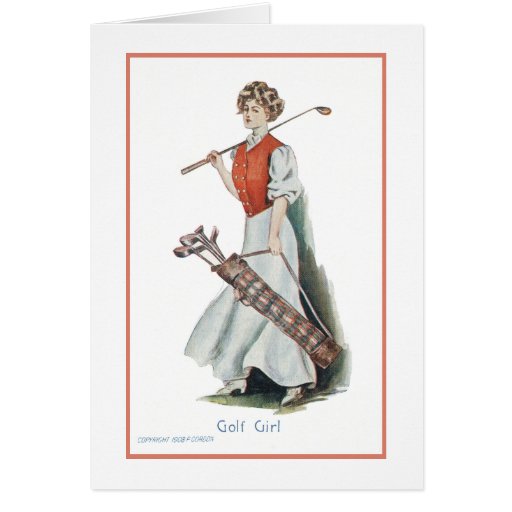 Happy Birthday for a Woman Golfer Card Zazzle