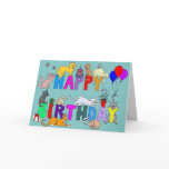 Happy Birthday for the Cat Lover Greeting Card