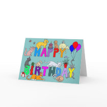 Happy Birthday for the Cat Lover cards by cherylasmith Happy Birthday for the Cat Lover cards