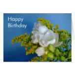 Happy Birthday - Freesia Card