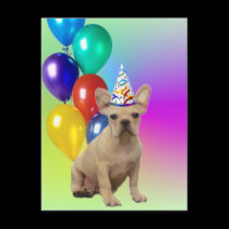 Happy Birthday French Bulldog postcard by ritmoboxer Happy Birthday French Bulldog postcard