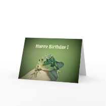Happy Birthday Frog Card