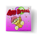 Happy Birthday from giggleCubby buttons by cartoosh Happy Birthday from giggleCubby buttons